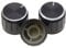 YXQ 100 schwarz Potentiometer Rotary Lampe Dimmer Einstellknopf Gap für 6 mm Schaft