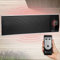blumfeldt CosmicBeam Ultra - Radiateur Infrarouge, Chauffage terrasse, Chauffage électricque, Rayonnement Infrarouge, 2200 W, Classe de Protection IPX4, Montage Mural, Mode Eco, Noir