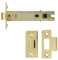 Electro Brass Fire Door Tubular Latch 100 mm Bolt-Through - CE Rated