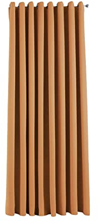 Gardinenbox Vorhang Blickdicht »Newyork« Orange HxB 225x295 cm 1er-Pack Thermo-Gardine Verdunkelungsvorhang Blackout Ösen schalldämmend ÖKOTEX UV-Schutz Raffhalter, 201920600