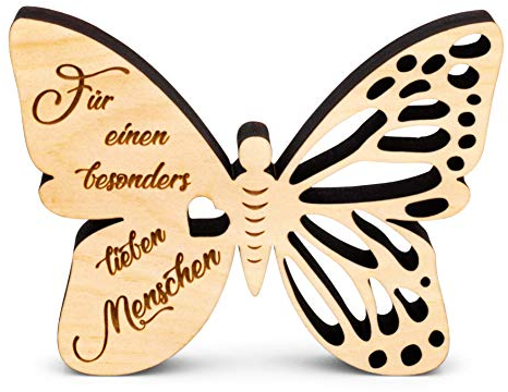 sagl.tirol® Schmetterling Geschenk aus Holz, besonderer Mensch Geschenk, toller Mensch Geschenk, Schmetterlinge Deko, Holz Geschenke, Butterflies, Geschenk für einen lieben Menschen