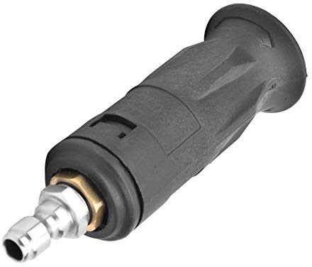 High Pressure Washer Nozzle, 1/4 Inch Adjustable Quick Connector Nozzle Sector/Column Shape Rotating Spray Nozzle 3000 PSI