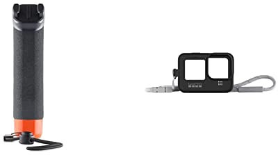 GoProThe Handler (Empuñadura Flotante) - Accesorio Oficial De + Funda Y Correa Negro (Hero9 Black) - Accesorio Oficial De