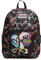Seven Schulrucksack Freethink – Yourself Girl Mädchen – Schwarz, Rosa – Doppelfach mit Herz – Flaschenhalter, mehrfarbig, Taglia unica, Casual