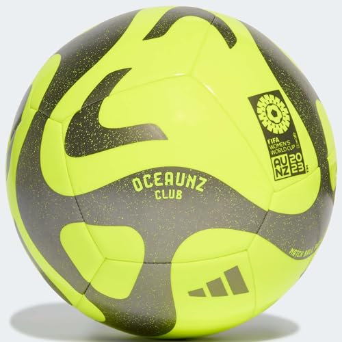 adidas Ballon unisexe pour femme, coupe du monde de football Lucid, citron/fer métallique, 3