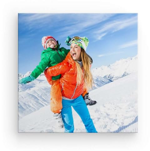 PICANOVA – Leinwandbild – Foto auf Leinwand 80x80 cm – Premium Fotoleinwand – Ihr Eigenes Bild auf Leinwand als Personalisierte Wanddeko – Wandbild mit Wunschmotiv – Fotogeschenk