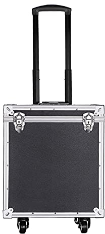 KIZQYN Werkzeugkoffer Multifunktions-Werkzeugkasten mit Rädern und Griff Aluminiumlegierung Lagerung Outdoor Hardware Elektriker Fall Teile Schränke LKW-Reparatur Werkzeugkästen (Color : 38x32x42cm)