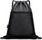 Cosyres Kordelzug Turnbeutel Rucksack Beutel Rucksack Klein mit Innentasche Sportbeutel Gym Bag (Schwarz)