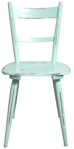 Shabby Küchenstuhl Holzstuhl Stuhl mint grün 60er Jahre Landhaus Vintage Shabby Chic Möbel