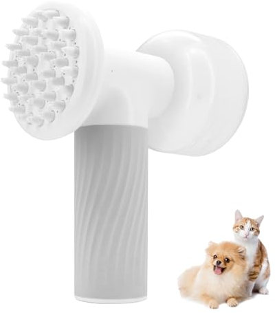 Beowanzk Dog | Cat Bath Brush, Automatic Foaming Dog Shampoo Washing Brush, Dog Grooming Bath Brush with Soap Dispenser, Portable Dog Bubble Brush Shower, Dog and Cat Washing Equipment