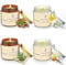 TTRWIN Scented Candles Gift Set, 4 Pack Natural Soy Candles: Jasmine & Ylang Ylang, Sandalwood & Patchouli, Fir & Cedarwood, Vanilla & Amber, Aromatherapy Gift for Christmas Birthday