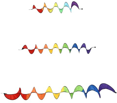 VINTORKY 3St Rotierende Windleiste Wind Windmühlen- gartendekoration Garden Decor Spielzeug für Windspinner Ornament bilden Windsack Kind