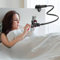Generic 1pc Cell Phone Clip On Stand Holder with Grip. Flexible Long Arm Gooseneck Lazy Bracket Mount Clamp For iPhone 14 Pro Max, 12, 13, 11 Pro, XS, XR, X, 8, 7, 6, Samsung S10, S9 (Black)