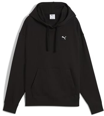 PUMA ESS Elevated Comfort Hoodie TR, Sudaderas con Capucha Unisex Adulto, PUMA Black, S