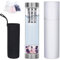 DiDiBirDi 500ml Crystal Water Bottle,Amethyst, Rose Quartz Stones,White Crystal