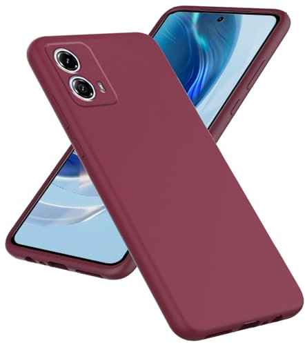 YSONCHAN Funda de Móvil para Motorola Moto G85, Carcasa Protectora Antichoque, Funda Silicona Suave para Teléfono Limpieza Duradera, Funda Bumper. Red