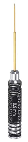 sourcing map RC Hex Screwdriver 0.9mm Titanium Hexagon Screwdrivers Wrench RC Hex Driver Repair Tool for RC Models Car Helicopter Boat