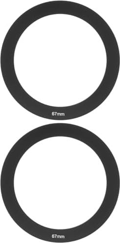 LT Easiyl 2Pcs Filter Holder Adapter Ring 67mm Compatible with Cokin P Series, Black