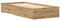 vidaXL Bettgestell Artisan Eiche 90x200 cm Holzwerkstoff
