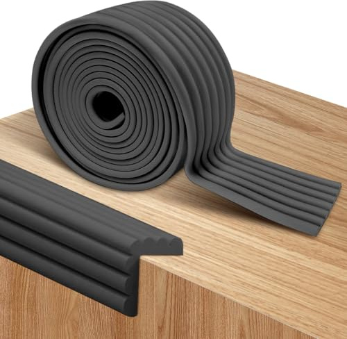 RANJIMA Kantenschutz Baby aus Schaumstoff, Eckenschutz Kantenschutz Baby Selbstklebender Tischkantenschutz 5M Weichem Extra Breit Klebe Schaumstoff Eckschutz Corner Protection für Tisch, Möbel & Ecken