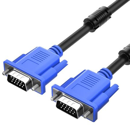 Generico Cavo da VGA a VGA - cavo del video stabile | Monitor Cord Video Converter | di convertitore analogico per proiettore per laptop desktop e monitorare principalmente nelle scuole e u