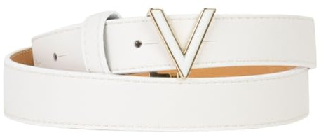 Valentino Gürtel Glow Belt W115 Bianco/Oro weiß kürzbar