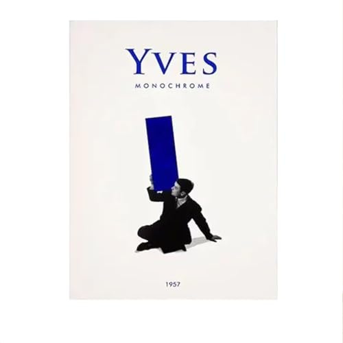 SSLDP LFHLI Abstrakte Yves Klein Ausstellung Poster Blaue Tusche Wandkunst Yves Klein Leinwandmalerei und Drucke Moderne Wohnkultur Bild 50x70cm Kein Rahmen