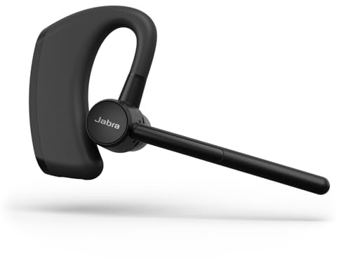 Jabra Perform Go 4 Mono Bluetooth Headset, Single-Ear Wireless Headset with Dual-Mic Noise Cancellation, 11-Hour Talk Time, Bluetooth 5.3 Multipoint, IP54, USB-C Charging, Replaceable Battery, Black