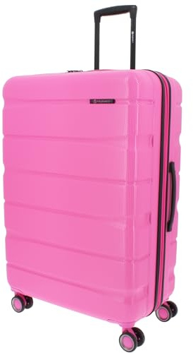 Franky Koffer Trolley | 360° Rollen | Hohe Stabilität | TSA-Schloss | Größen: S/M/L | in vielen Farben -ABS13 (Fuchsia, L)