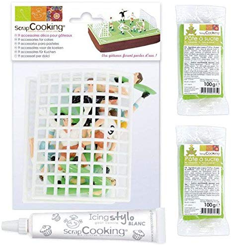 Cake decors & sugar paste for Football Cake