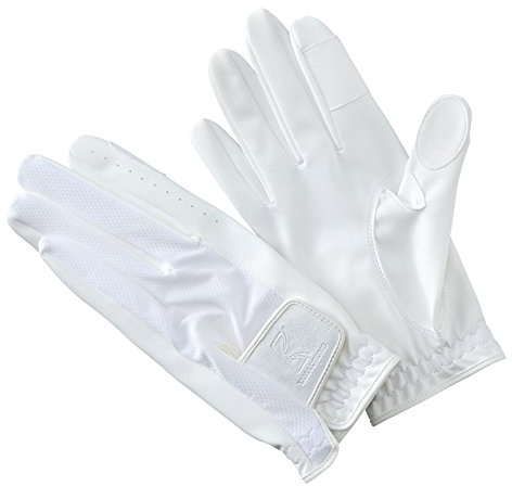 Tama Schlagzeug Handschuhe mit Klettverschluss - Medium - Drummer Zubehör, Weiß (TDG10WHM)