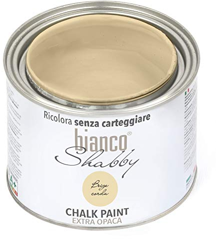 CHALK PAINT Beige Corda Pittura Shabby Chic Vintage per Mobili e Pareti EXTRA OPACO (500 ml)