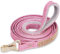 PetsHome Hundeleine, Haustier-Leine, [Bling Strasssteine] Premium PU-Leder, langlebig und weich, 1,8 m Leine für Kontrolle, Sicherheitstraining, Gehleine für kleine bis mittelgroße Hunde, Rosa