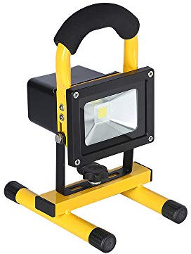 ledbox Proyector LED, 10W con batería recargable, Blanco neutro