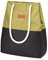 Bvani Große Damen Tote Bag mit Taschen zum Arbeiten Einkaufen - Shopper Tasche (Olivgrün Punkte)