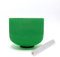 TAIFENG F Note Heart Chakra Green Colored Quartz Frosted Crystal Singing Bowl 8 inch