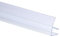 Duschdichtung PVC Ersatzdichtung TYP-4 200cm Glasstärke 6mm Gummilippe 28mm