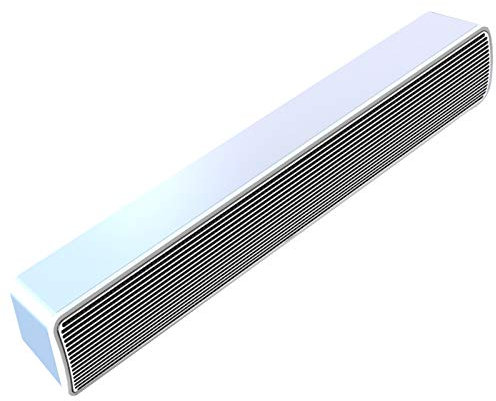 Soundbar Tecnologia DSP Bass Surround 3D, Soundbar 2.0 Canali, TV Sound Bar Bluetooth 4.2, Progettata per L'home Cinema, Ottica/USB/AUX, Nero,Bianca