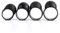 A K Akaddy 4pcs Stahlzunge Trommel Fingerpicks Silikon Gummi Handpan Fingerhülsen für die musikalische Ausbildung Konzert Mind Healing Yoga Meditation