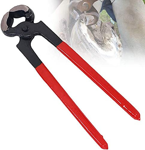 BDXZJ Caballo Pezuña Tenaza Cortador Equipamiento Herramientas Herrero Cortapelos para Pezuñas Alicates de Herradura Corte de Uñas de Herrador Herramientas para Recortar Cascos de Caballos