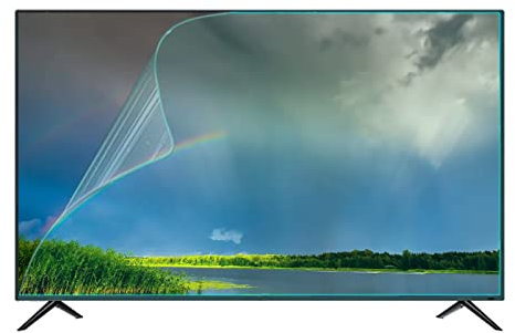 65 Inch TV Screen Protector Protect Your Eyes, Frosted Anti Glare/Anti Blue Light Filter Film for Sharp, Sony, Samsung, Hisense, LG Etc (1432 * 803mm)
