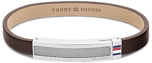 Tommy Hilfiger Jewelry Armband für Herren aus Leder Braun - 2790397