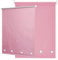 Funky Gadgets Roller Blinds Square Eyelet Light Filtering Roller Blind Daylight Trimmable Blinds Child Safe Easy Fit Metal Tube Home Office Window Blinds- Pink, W60 x L165cm