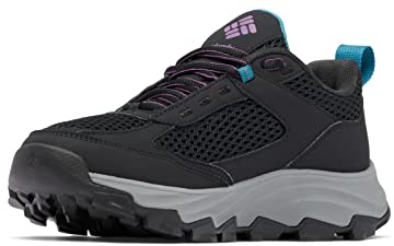Columbia Damen Hatana Breathe Wanderschuh, Schwarz, Dunkles Lavendel, 38 EU