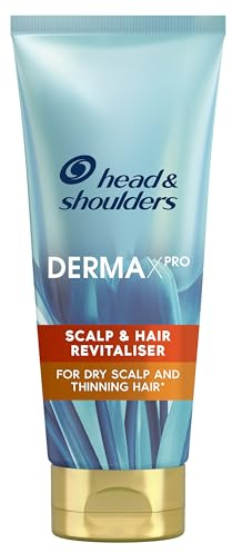 Head & Shoulders DermaXPRO Anti-Schuppen-Conditioner, stärkt die Haarfasern, Vitamin E, Niacinamid und aktive Aloe, revitalisiert die Kopfhaut, für trockene Kopfhaut und dünner werdendes Haar, 220 ml