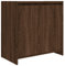 vidaXL Badschrank, Waschtischunterschrank mit viel Stauraum, Schrank für Badezimmer, Badezimmerschrank Waschtischunterschrank, Braun Eichen Optik Holzwerkstoff