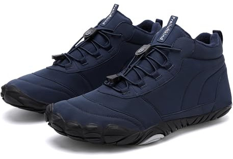 Freiluftkind Kepler Chaussures Pieds Nus Hiver (Bleu/Taille EU 39) – la Chaussure Pieds Nus Parfaite pour Ton Aventure – Chaussure Pied Nu Hiver – Chaussure Barefoot Hiver