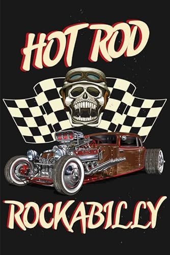 mrdeco Metall Schild 12x18cm gewölbt hot rod rockabilly Deko Blechschild Tin Sign