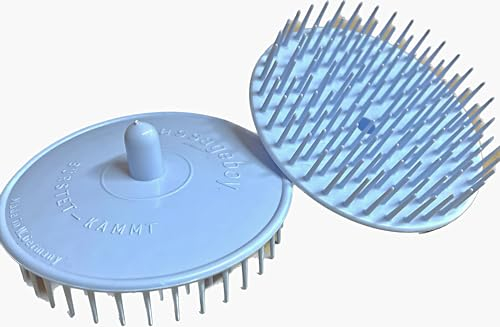 Telliswelt 1x hellblau Massagebürste Massageboy Haarbürste Bürste 8 cm Durchmesser Made in Germany