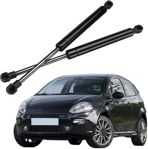 ZFZFC 2 Stück Heckklappendämpfer Gasfeder Kofferraum für FIAT Punto I Convertible 1994-2000, Struts Front Hood Tailgate Boot Shock Absorber Support Rod